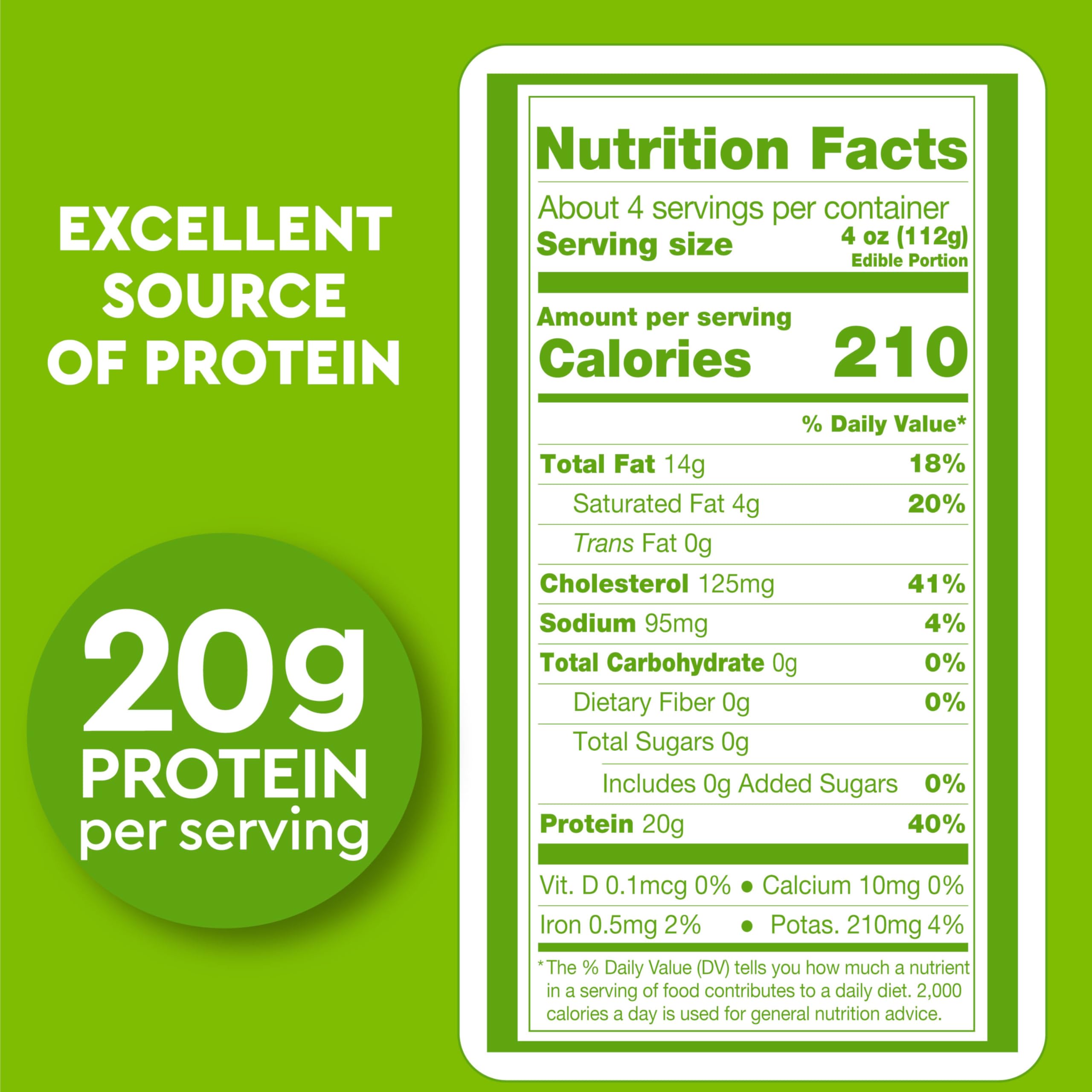 Just Bare All Natural Fresh Chicken Whole Wings Antibiotic Free Bone-In 1 375 LB — view 4