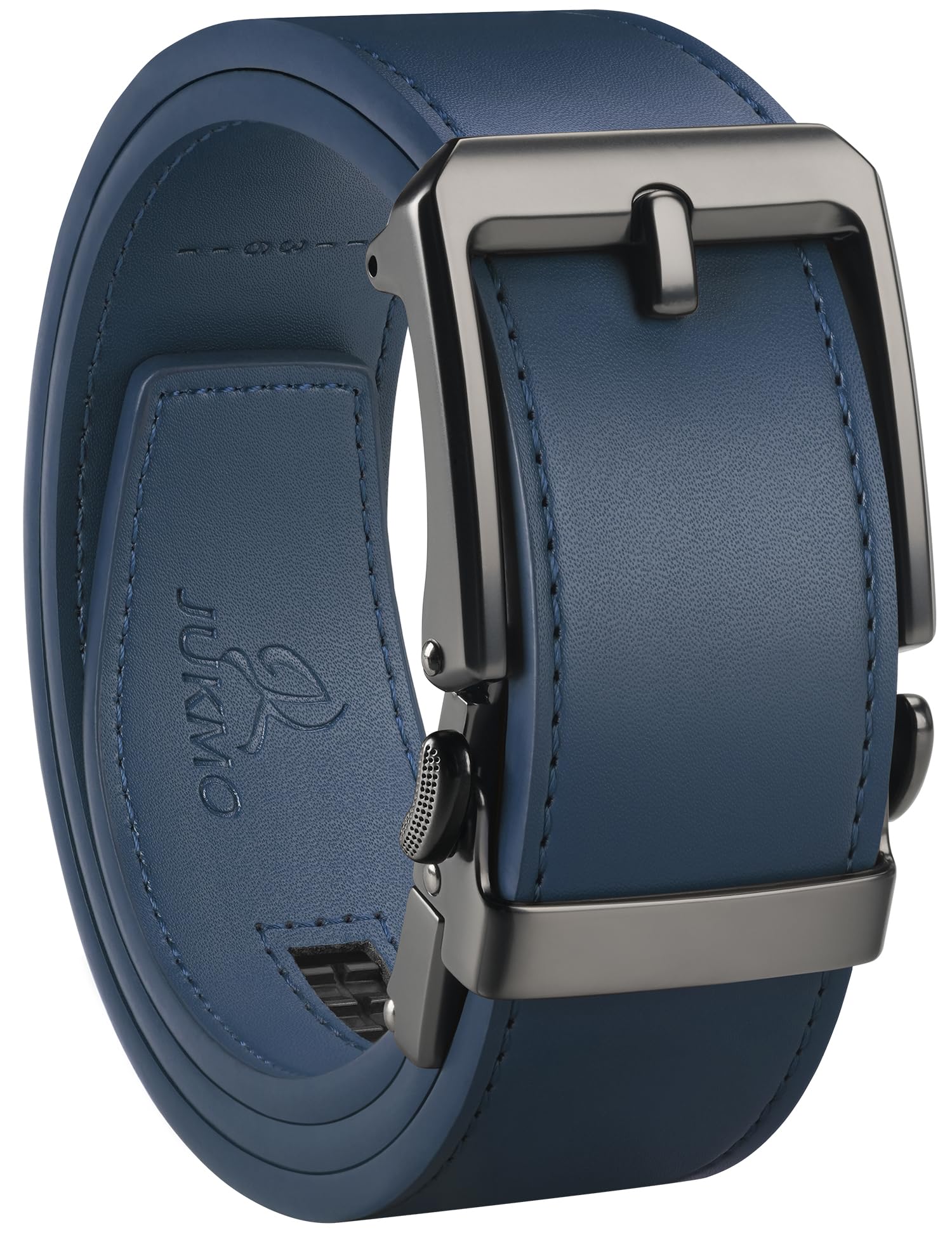 JUKMO 1.5“ (38mm) Leder-Ratschengürtel für Männer in Geschenkbox