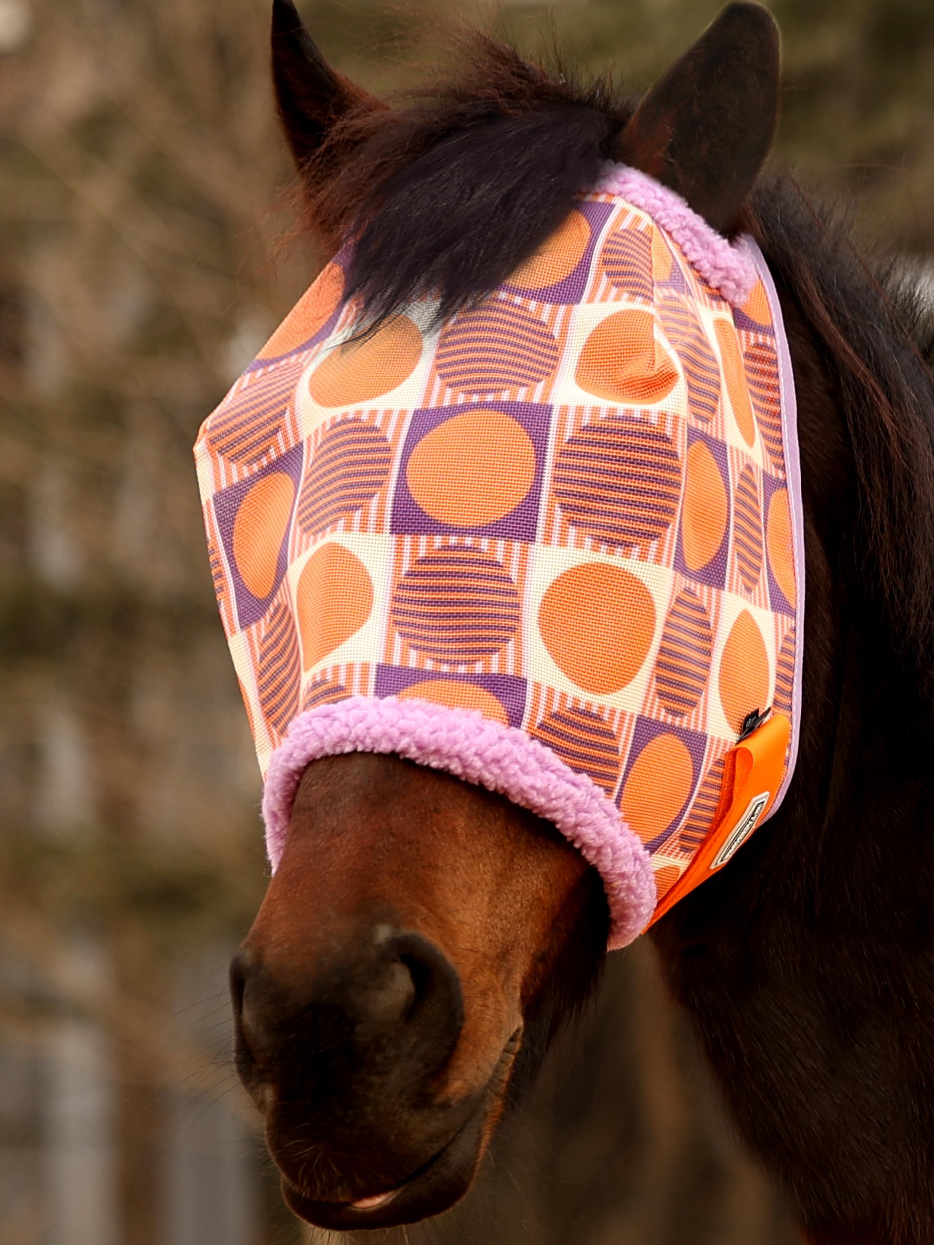 Masque anti-mouches respirant Tackmore anti-frottement avec protection UV cercles