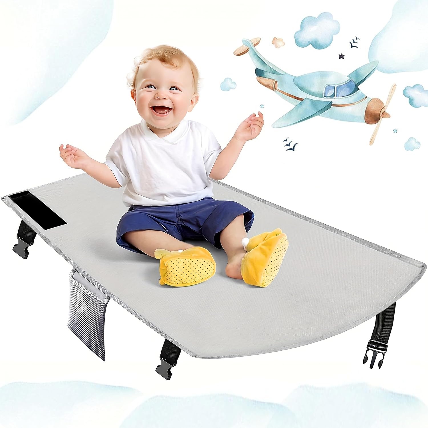 Strongholden Toddler Airplane Bed, Airplane Bed for Toddler