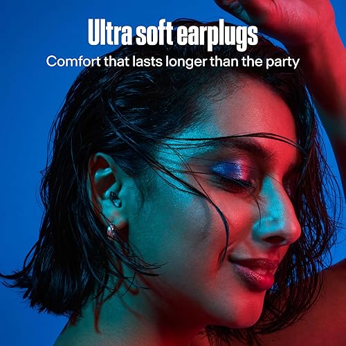 Vista 11 de Alpine PartyPlug - Tapones para los oídos de concierto con reducción de ruido de 19 dB, protección auditiva reutilizable para festivales de música