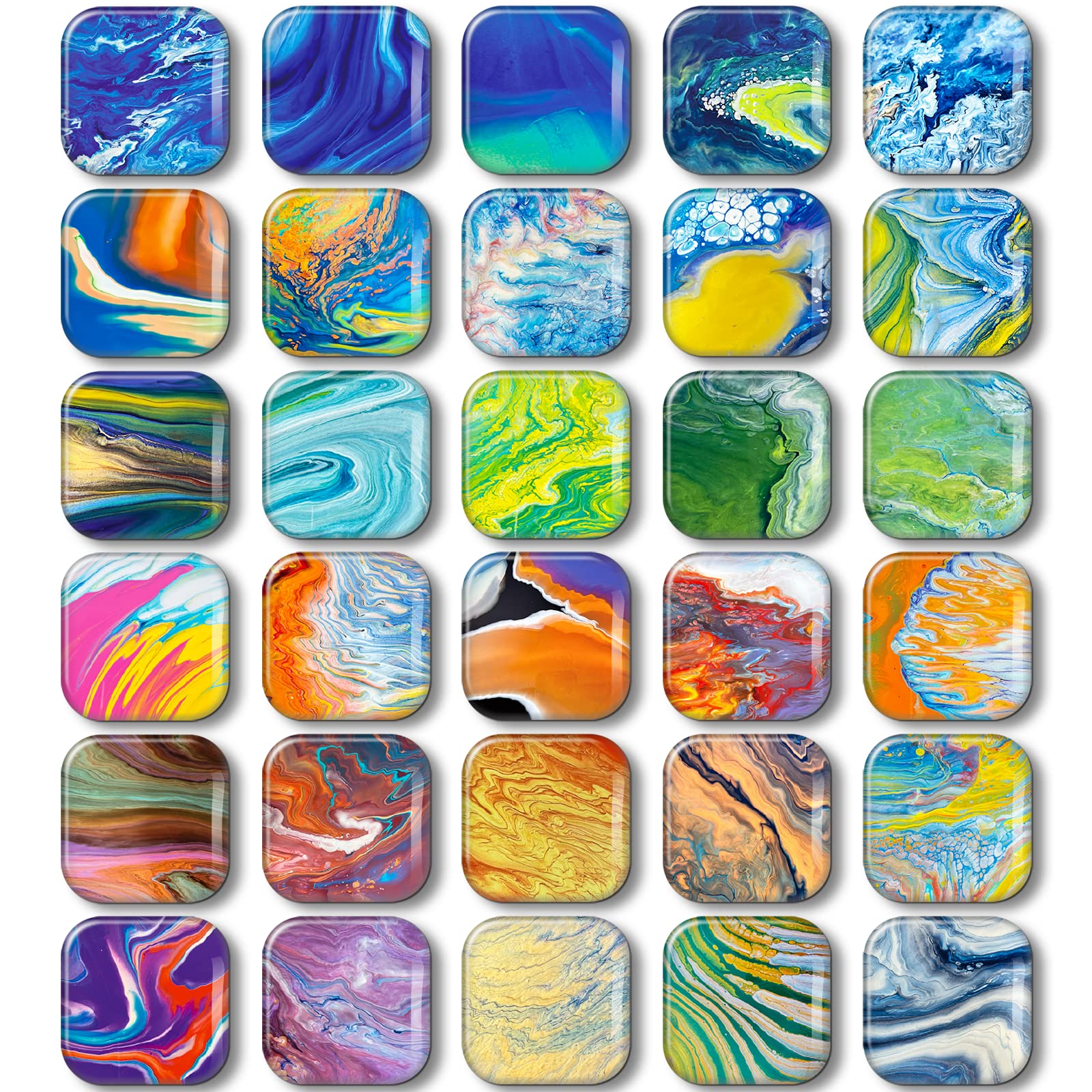 MORCART Lot De 30 Aimants De Ru00e9frigu00e9rateur De Nou00ebl En