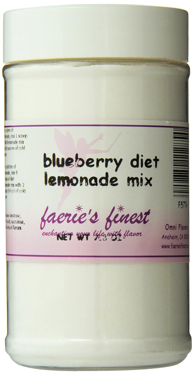 Faeries Finest Blueberry Diet Lemonade Mix, 7.8 Ounce