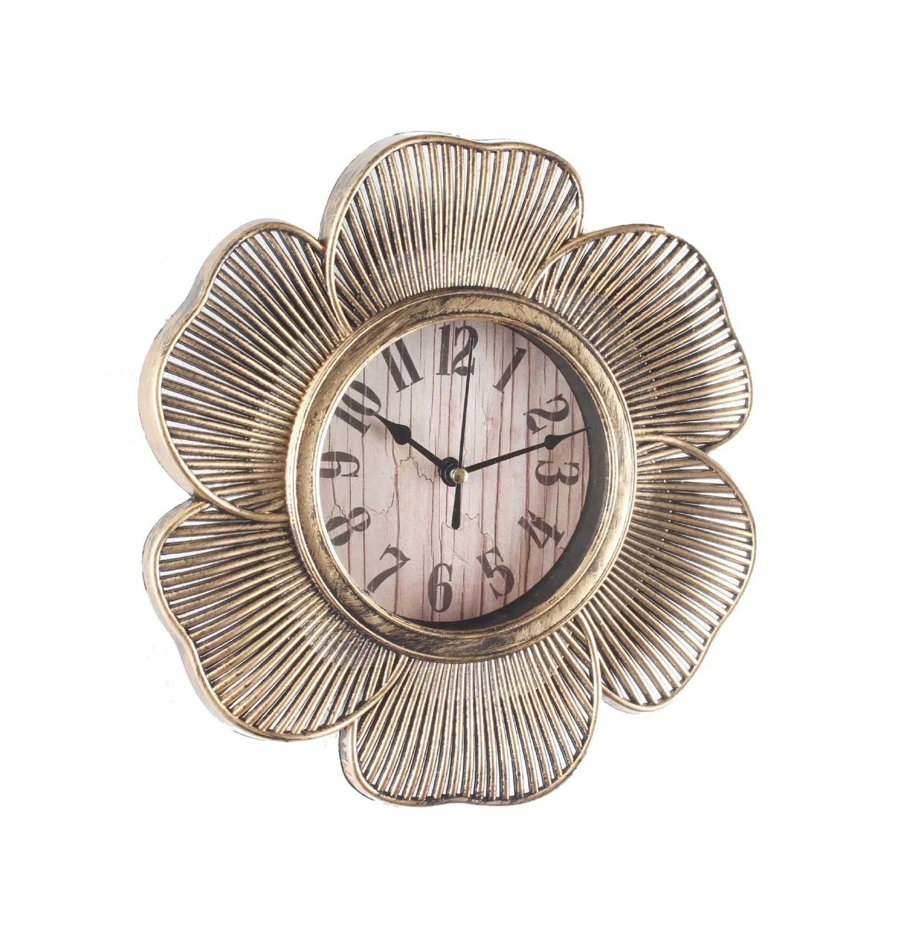 Horloge artistique silencieuse de 20 cm avec cadran en dôme anti-poussière