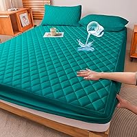 Vista 10 de WESLEEPER Protector de Colchón Impermeable Protector de Colchón Tamaño Completo Cubierta de Cama de Colchón Súper Suave Transpirable Lavable a Azul