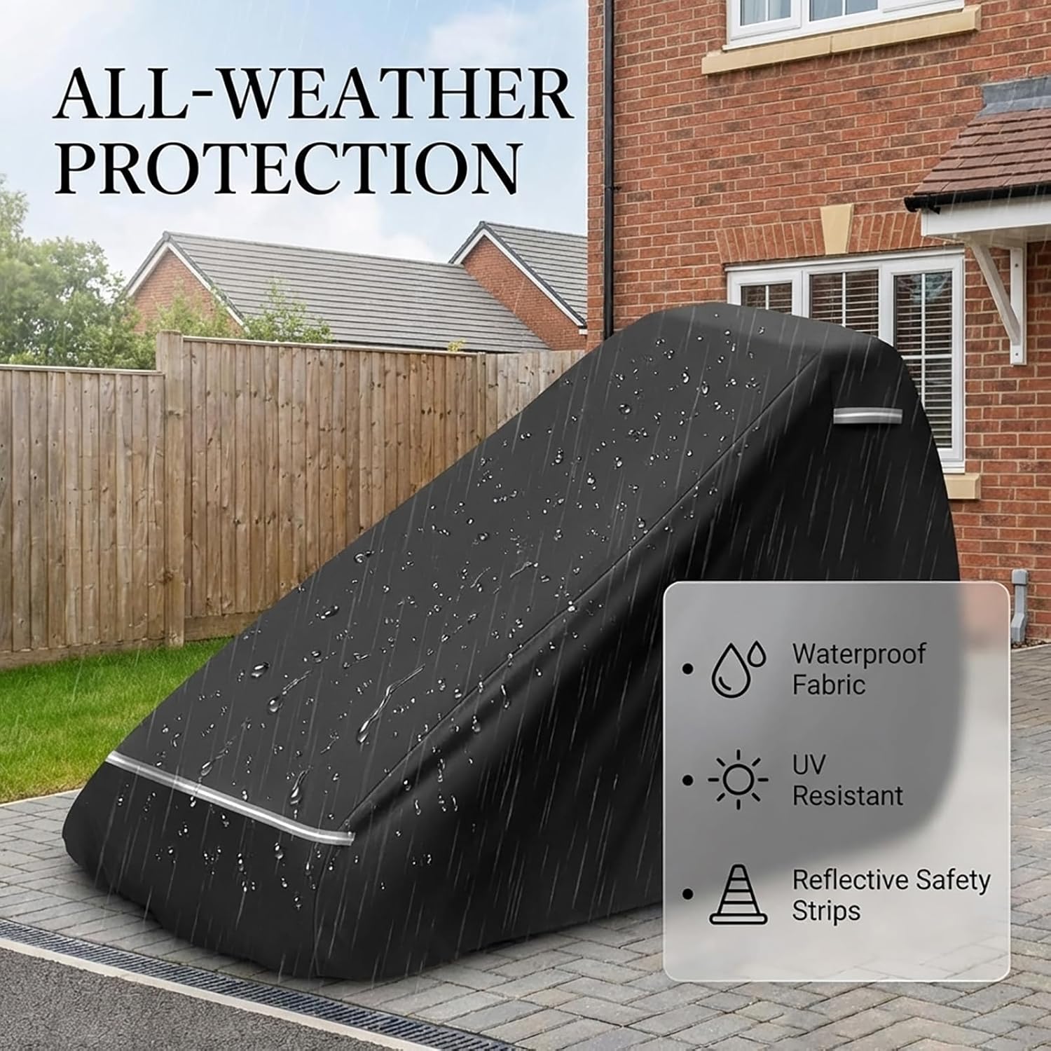 Compact Skid Steer Loader Cover for JCB 155 2009-2012, Heavy Duty Oxford Cover for Small Skid Loaders, All-Weather Skid Steer Storage Shelter,B with Cockpit