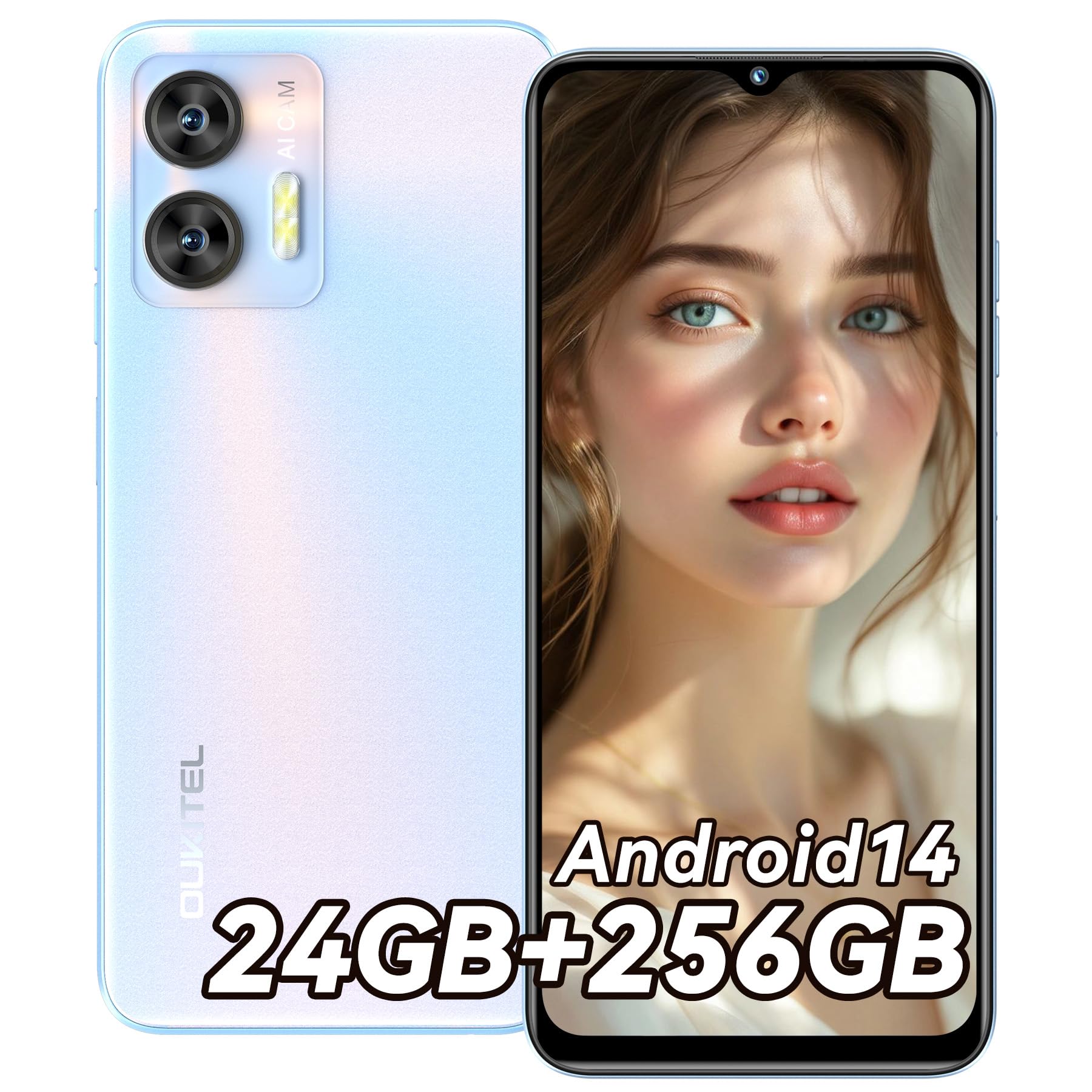 OUKITEL C36 256GB - Teléfono Móvil Libres 24GB +256GB/1TB, Android