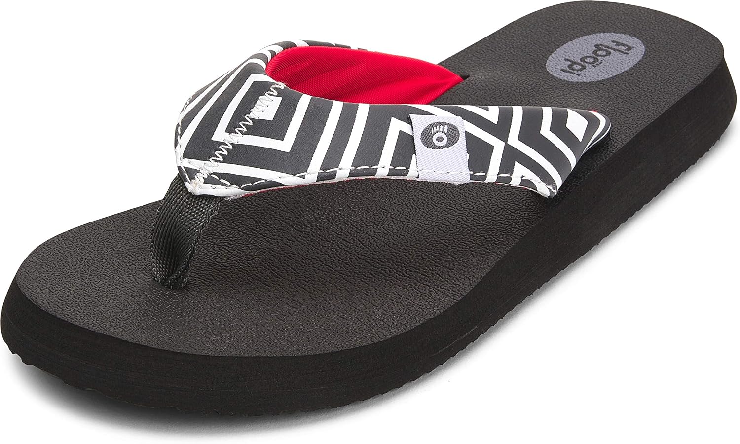 Floopi Flip Flops for Women Flat Yoga Mat Thong Womens Sandals Ladies Beach Sandals with Indoor & Outdoor Anti Skid Soles