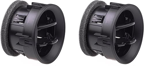 Miniatura 3 de 2009-2014 Ford F-150 XL STX Black Dash AC Heater Air Vent Louvre Insertos (2) OEM