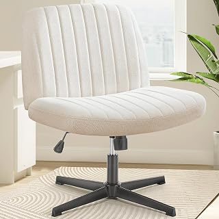 OLIXIS Criss Cross Chair, Vanity Chair, Home Office Desk