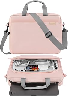 MoKo 9-11 Inch Tablet Sleeve Case, Protective Shoulder Bag Fits iPad air 5/ Air 4 10.9" 2022, iPad Pro 11 M2 2022-2018, iPad 10th 10.9, 9/8/7th 10.2, Galaxy Tab S9 11" 2023, Tab S8 11, Pink
