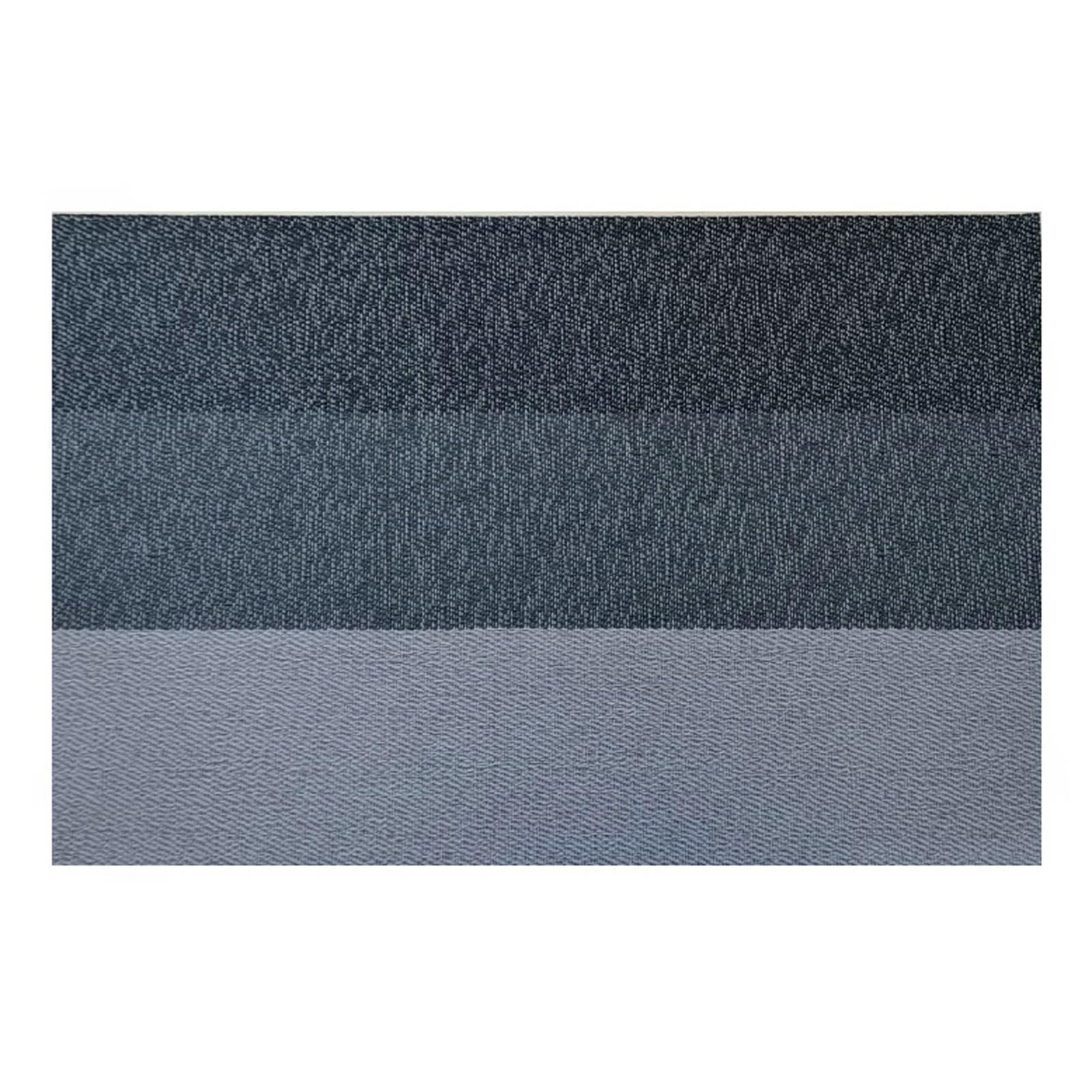 AMDXD Juego de 4 manteles individuales de Navidad lavables cuadrados, 70 % vinilo, 30 % poliéster, manteles individuales para Navidad, lavables e impermeables, redondos, color azul y gris, 45 x 30 cm