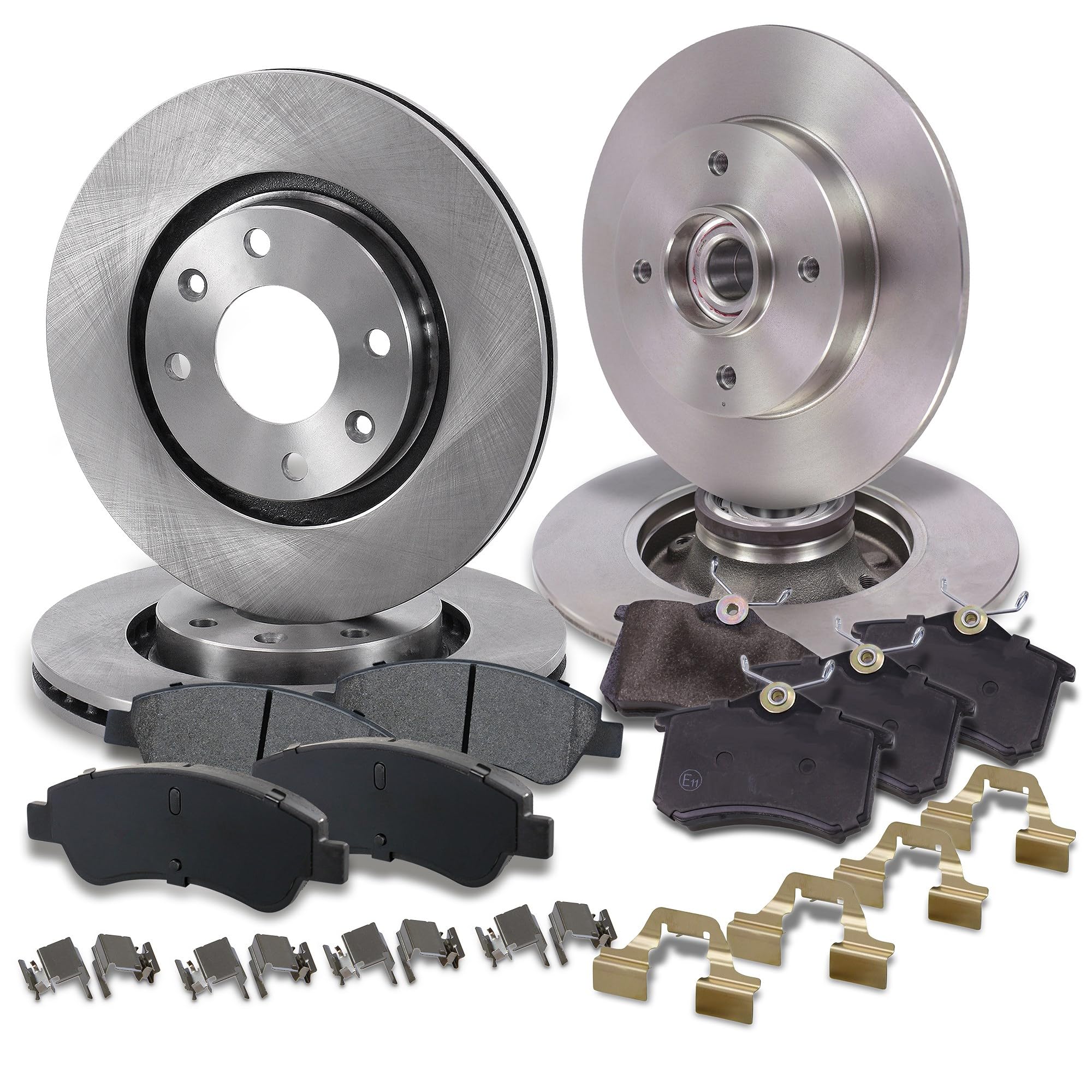 Kit de freinage incluant disques avant Ø 266mm ventilés + arrière