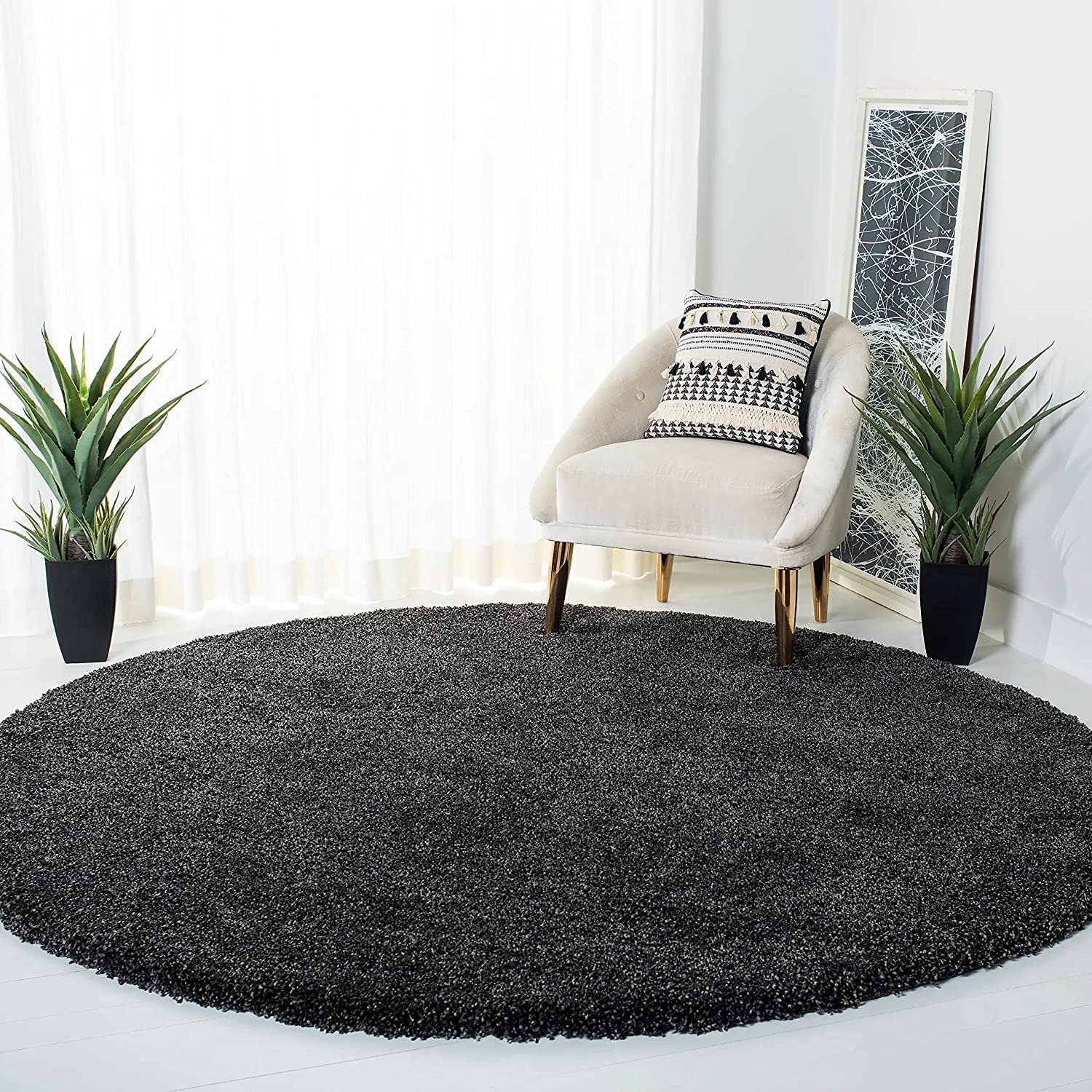 See full amazon price history chart for Stylish Threads Modern Quality Carpet/Trending Design Hand Woven Fluffy Rug Runner/Mats for Bedroom/Dinning Hall/Living Room/Temple/Hotel || :- Black, 4 x 4 Feet Round Stylish Threads Modern Quality Carpet/Trending Design Hand Woven Fluffy Rug Runner/Mats for Bedroom/Dinning Hall/Living Room/Temple/Hotel || :- Black, 4 x 4 Feet Round (B0DDCWFLR8) Amazon Price History, Amazon Price Tracker