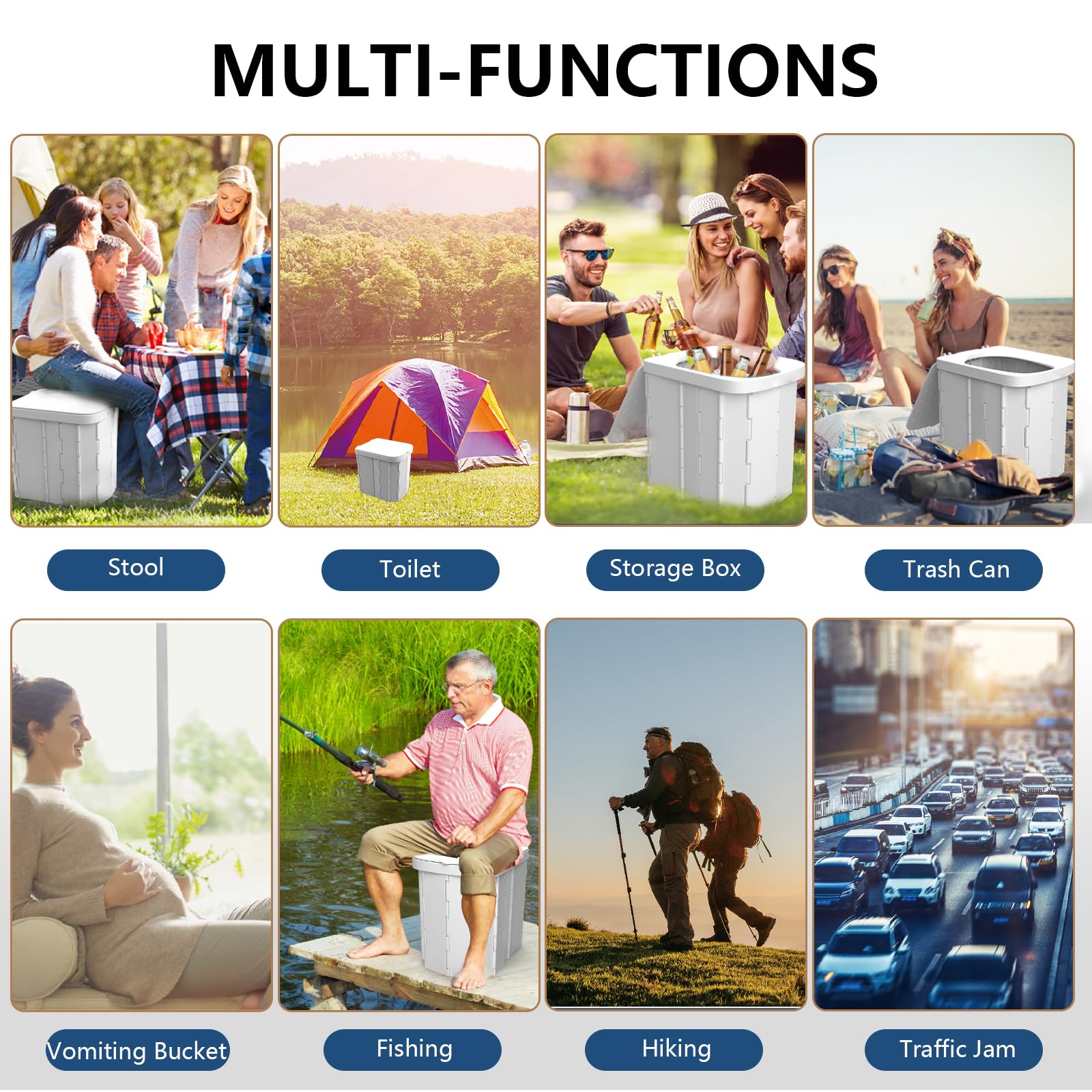 Tragbare Camping-Toilette Fu00fcr Erwachsene - Trag Produktbild-Vorschau 8