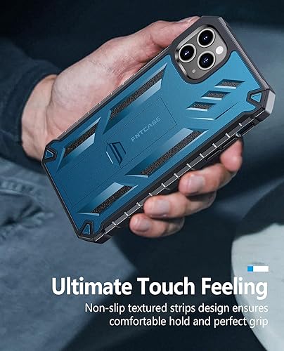 Miniatura 6 de FNTCASE Funda para iPhone 11 Pro-Max Fundas protectoras resistentes a prueba de golpes con soporte - Resistente doble capa de grado militar a prueba