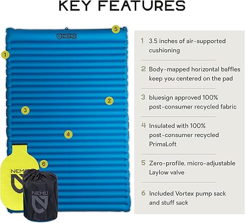 Miniatura 3 de Nemo Equipment Quasar 3D - Cojín para dormir