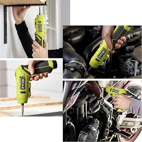 Miniatura 9 de Buho Paquete de accesorios de taladro de litio USB inalámbrico  Taladro inalámbrico Ryobi USB de 4 voltios 3 controladores de 3 baterías de litio de