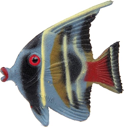 Miniatura 5 de Fun Central Paquete de 24 mini peces tropicales – Figuras coloridas de plástico oceánico de 1 a 1.5 pulgadas