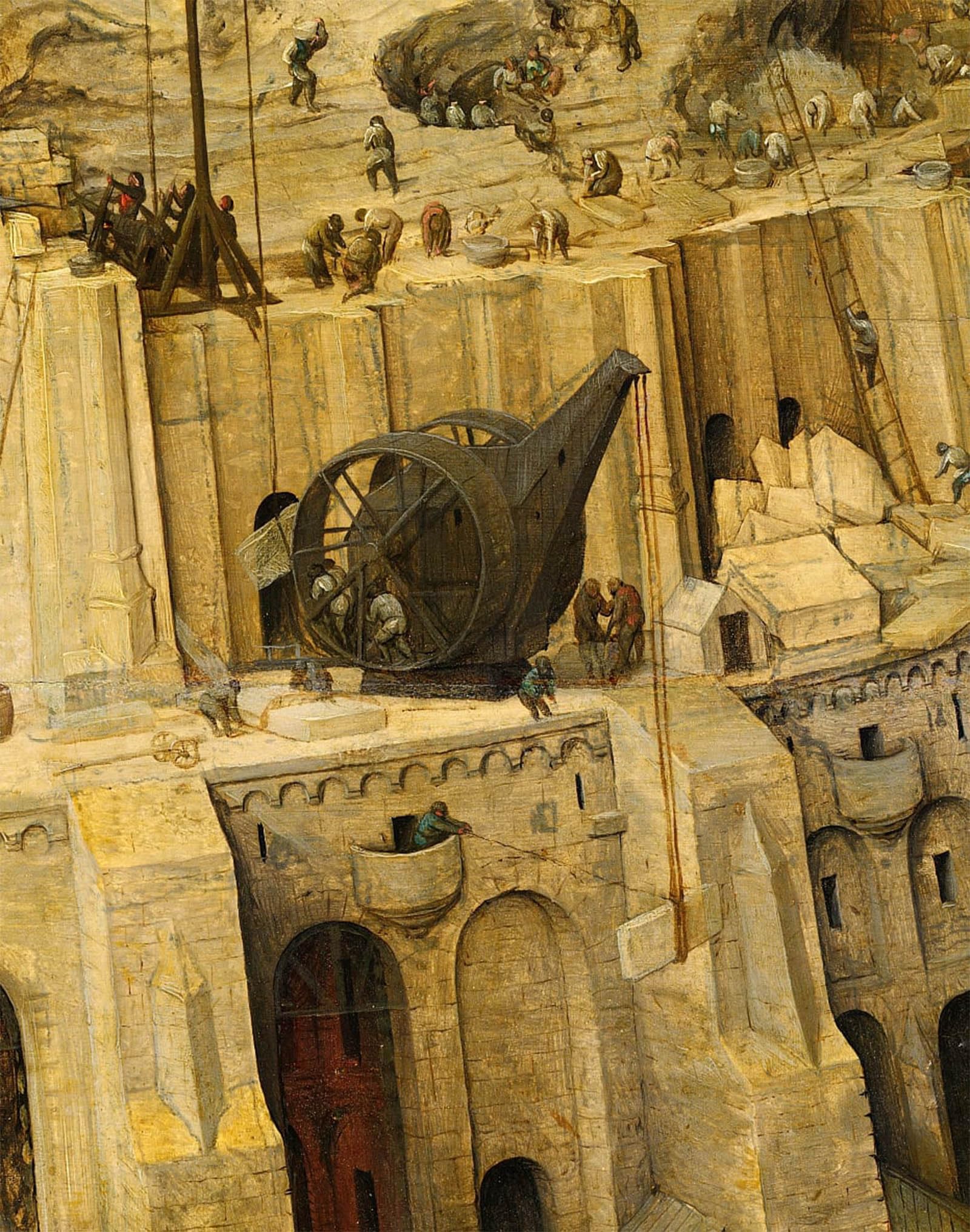 Tableaux graffiti art mural Bruegel l'Ancien impression poster 60x90cm