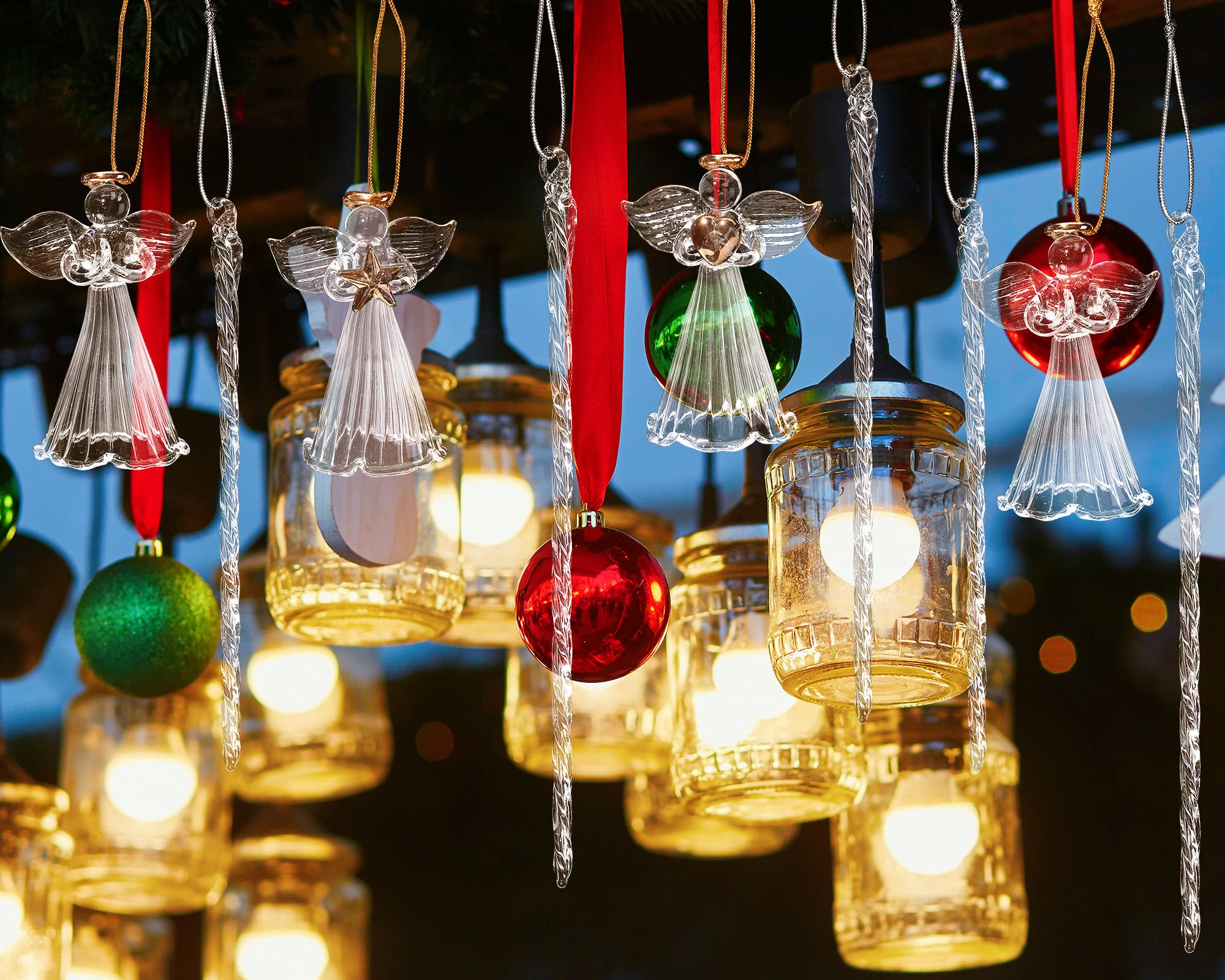 ガラスオーナメント 7個セット モスツリー用 ガラスオーナメント LLサイズ基本セット（オーナメント