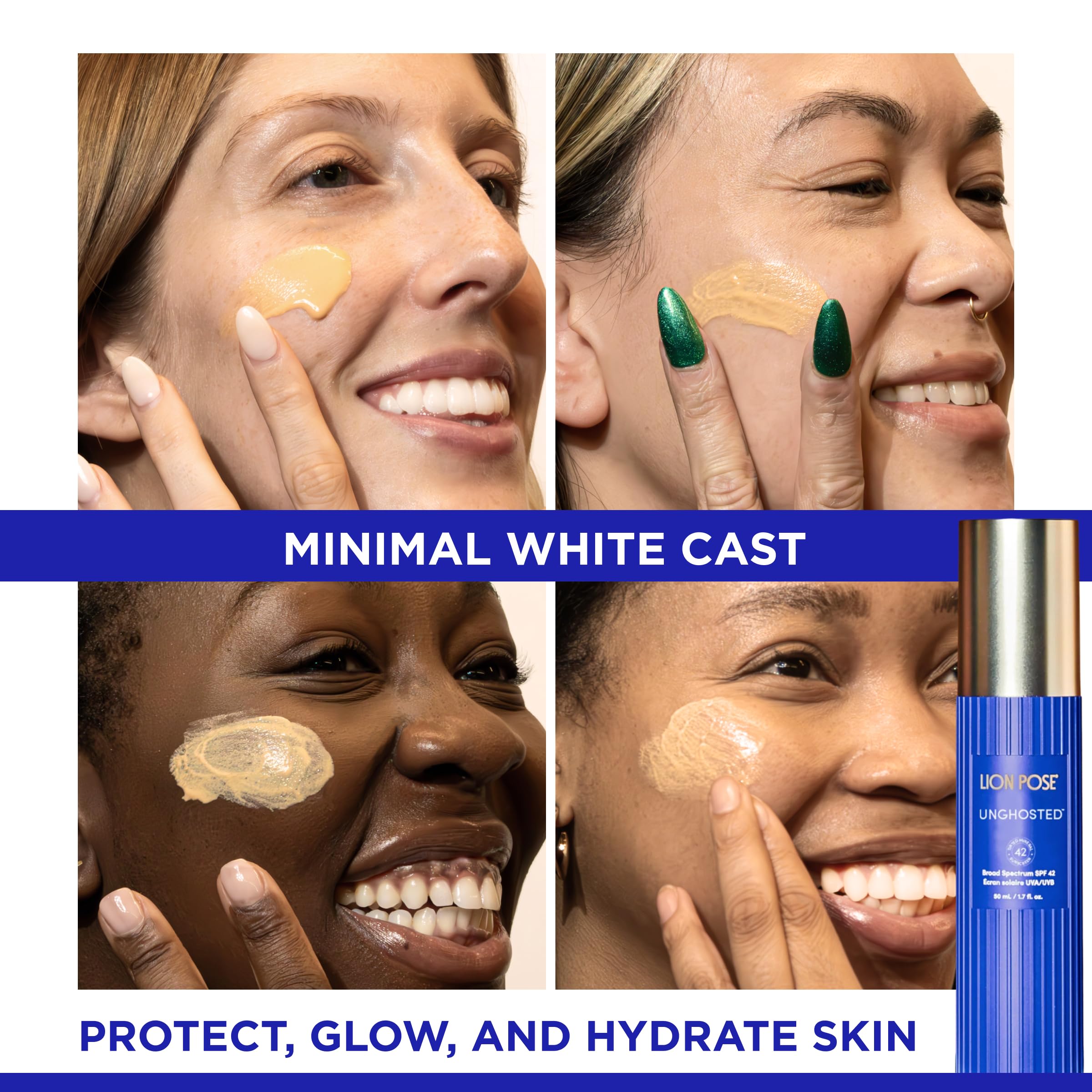 Lion Pose Tinted Mineral Sunscreen SPF 42 Face & Body, 15% Non-Nano Zinc