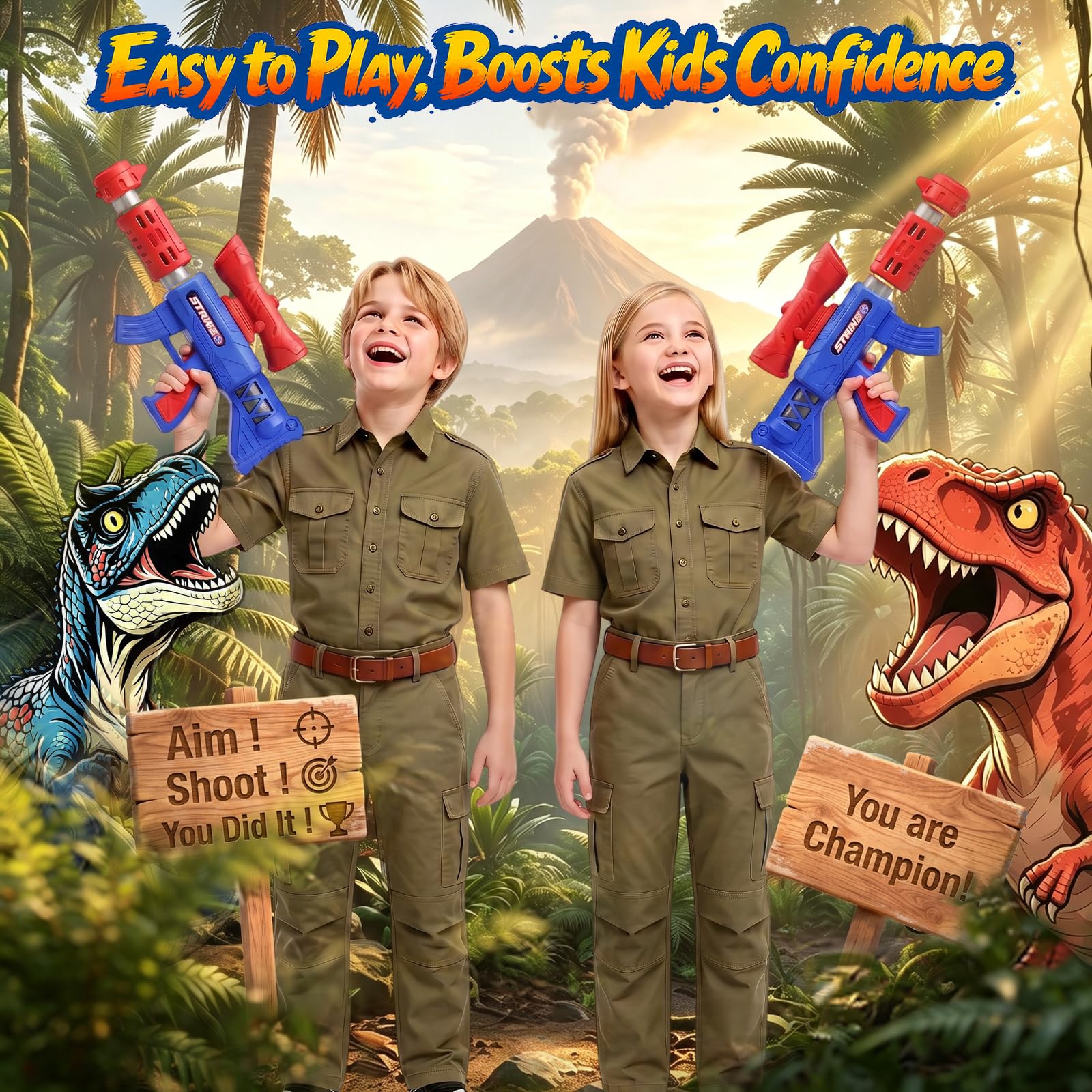 Dinosaur Shooting Game Toys for Kids -6