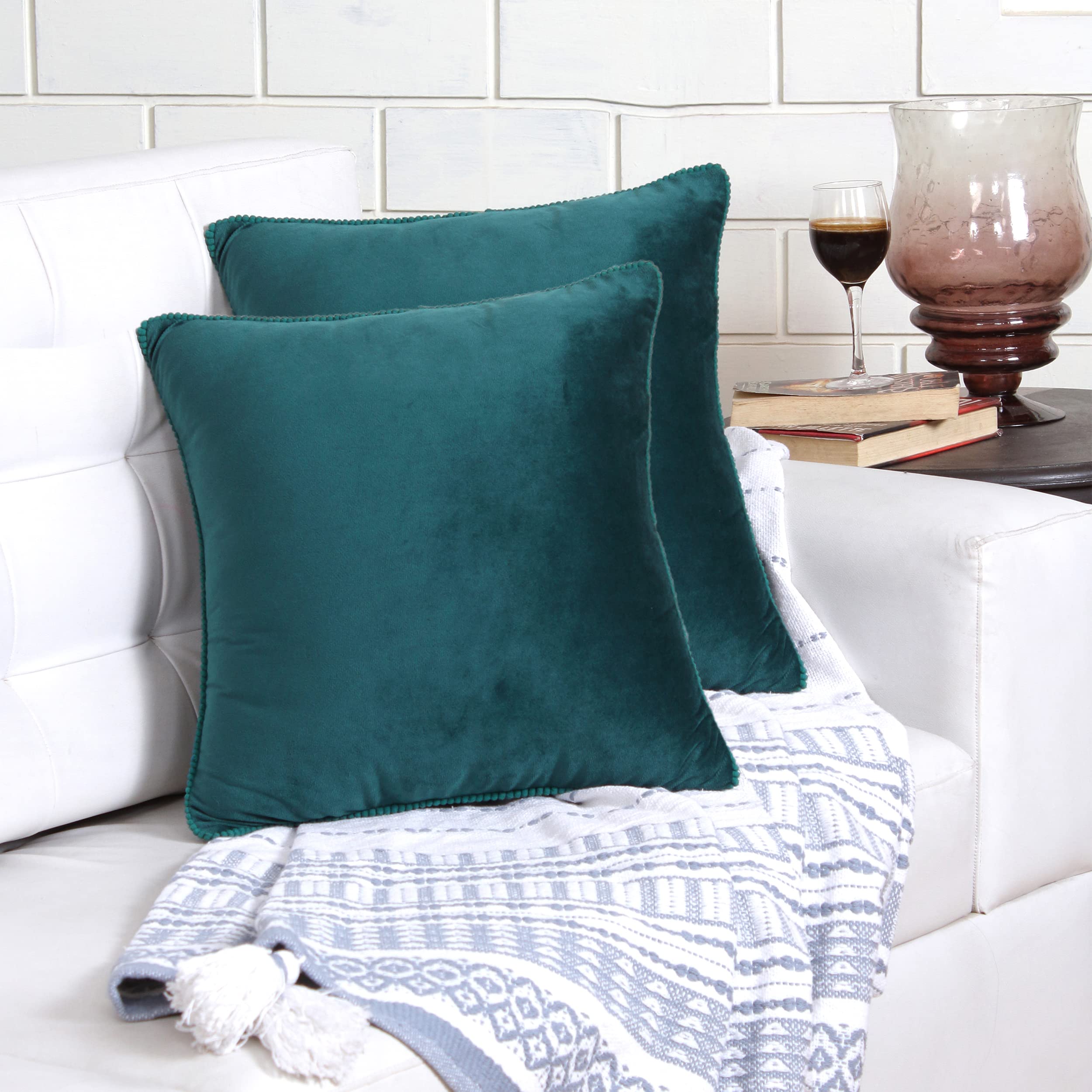 dark teal pillow cases