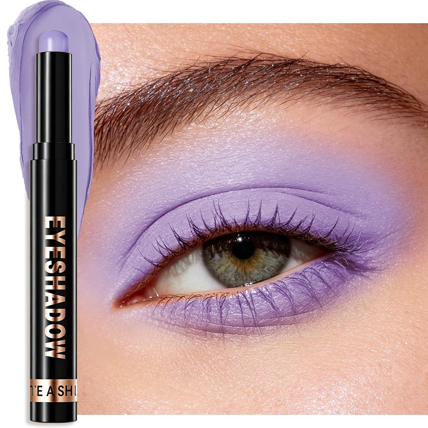 Purple Matte Eyeshadow Stick, Cream Smooth Eye Shadow Sticks Long Lasting