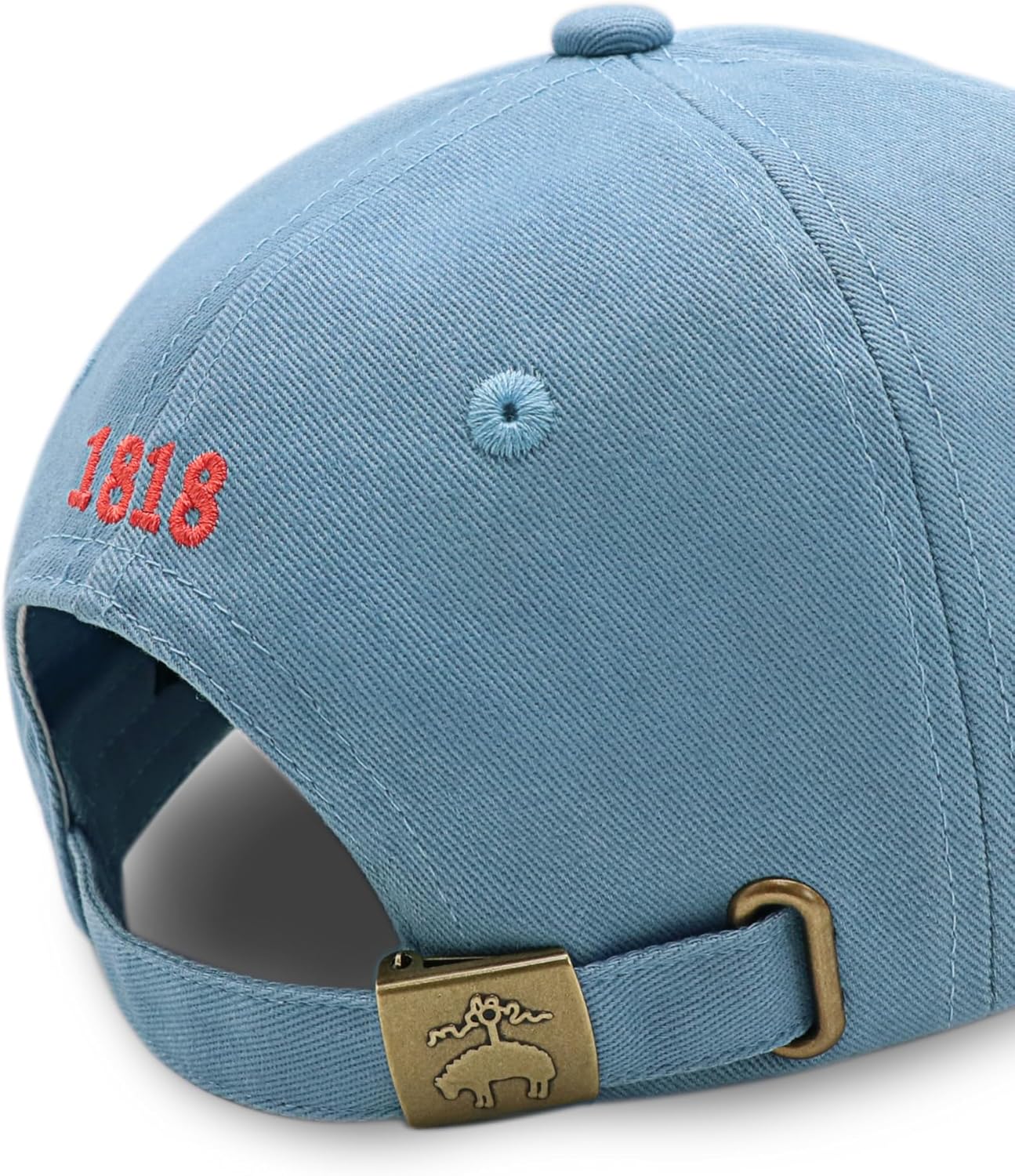 Brooks Brothers Men’s Classic 100% Cotton Twill Baseball Cap - Woven Logo One-Size Adjustable Hat