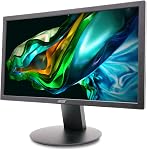Moniteur professionnel Acer K202Q bi 19,5 po HD+ (1600 x 900), Taux de rafraîchissement de 75Hz, Montable VESA, Technologies VisionCare, Filtre de lumière bleue et technologie sans scintillement (Port HDMI et Port VGA), Noir