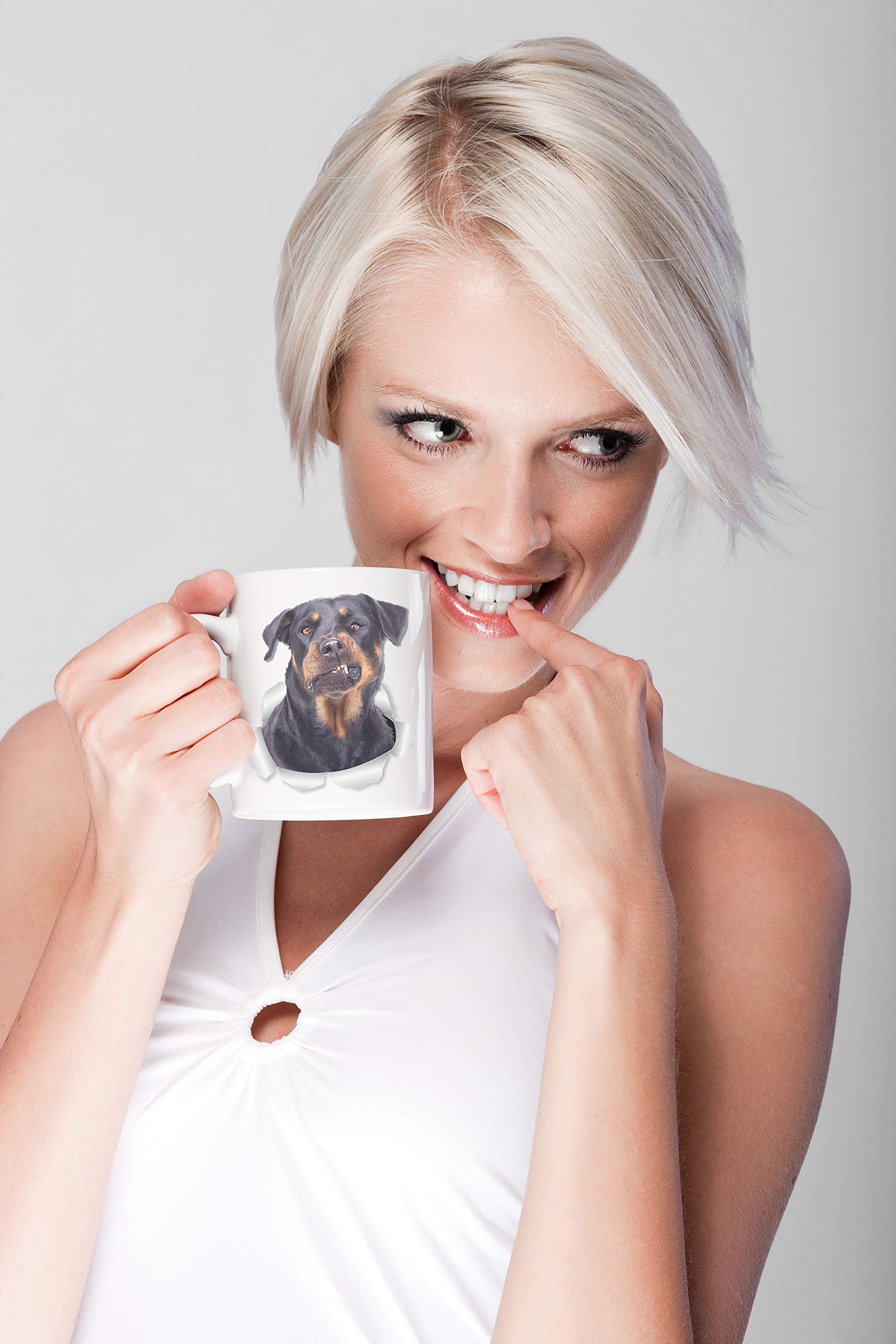 Amazon.com: Funny Rottweiler Coffee Mug - Ceramic Dog Coffee Mug - Perfect Rottweiler  Gifts for Dog Lovers - Cute Rottweiler Home Decor for Rottie Mom - Great  Birthday or Christmas Surprise for