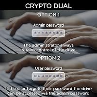 Vista 7 de Integral Unidad flash USB 3.0 cifrada de 4 GB Crypto Dual FIPS 197 (AES 256 bits de cifrado)