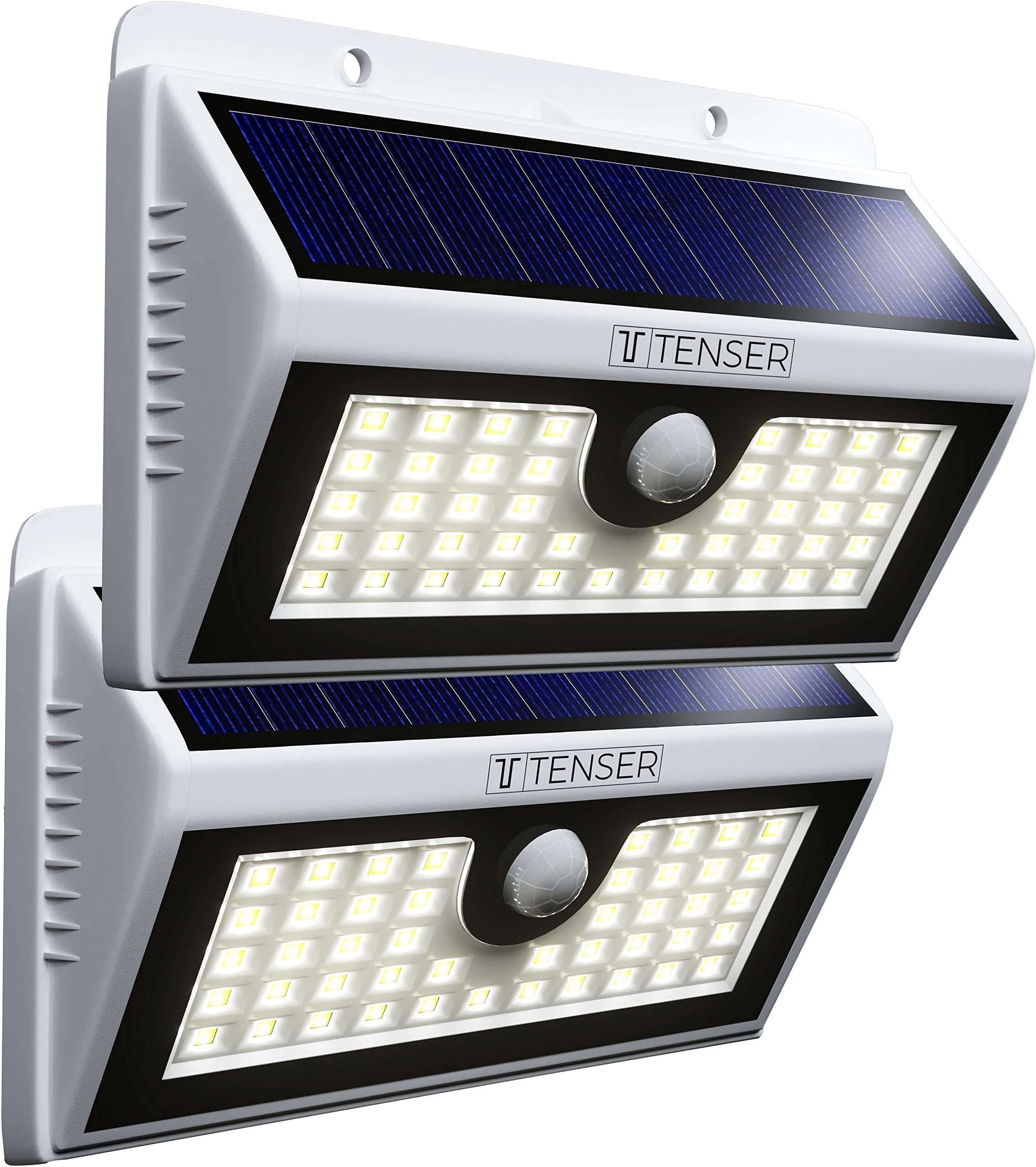 Solar Lights Outdoor 90 LEDs in 2 Pack, Wireless Waterproof, Led Solar Powered Motion Sensor Lights Outdoor with Auto Night Light, Easy Install Security for Patio, Garden, Deck, Yard, Garage, Pathway