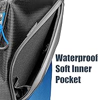 Vista 5 de Bolsa para carrito de golf Bolsa de golf A181 ligera 14 divisores de longitud completa Correas de hombro Múltiples bolsillos