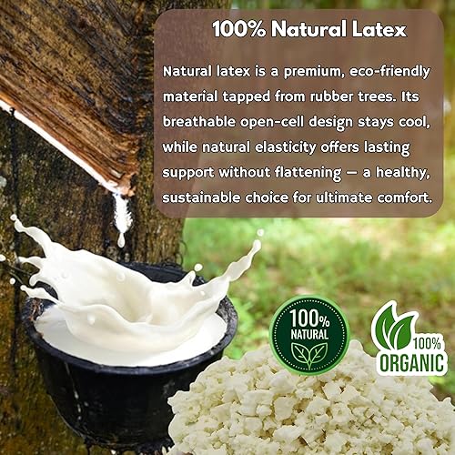 Miniatura 2 de Espuma orgánica de látex triturada de 5 libras, 10 libras, 20 libras, 40 libras fabricadas en Estados Unidos (10 libras)