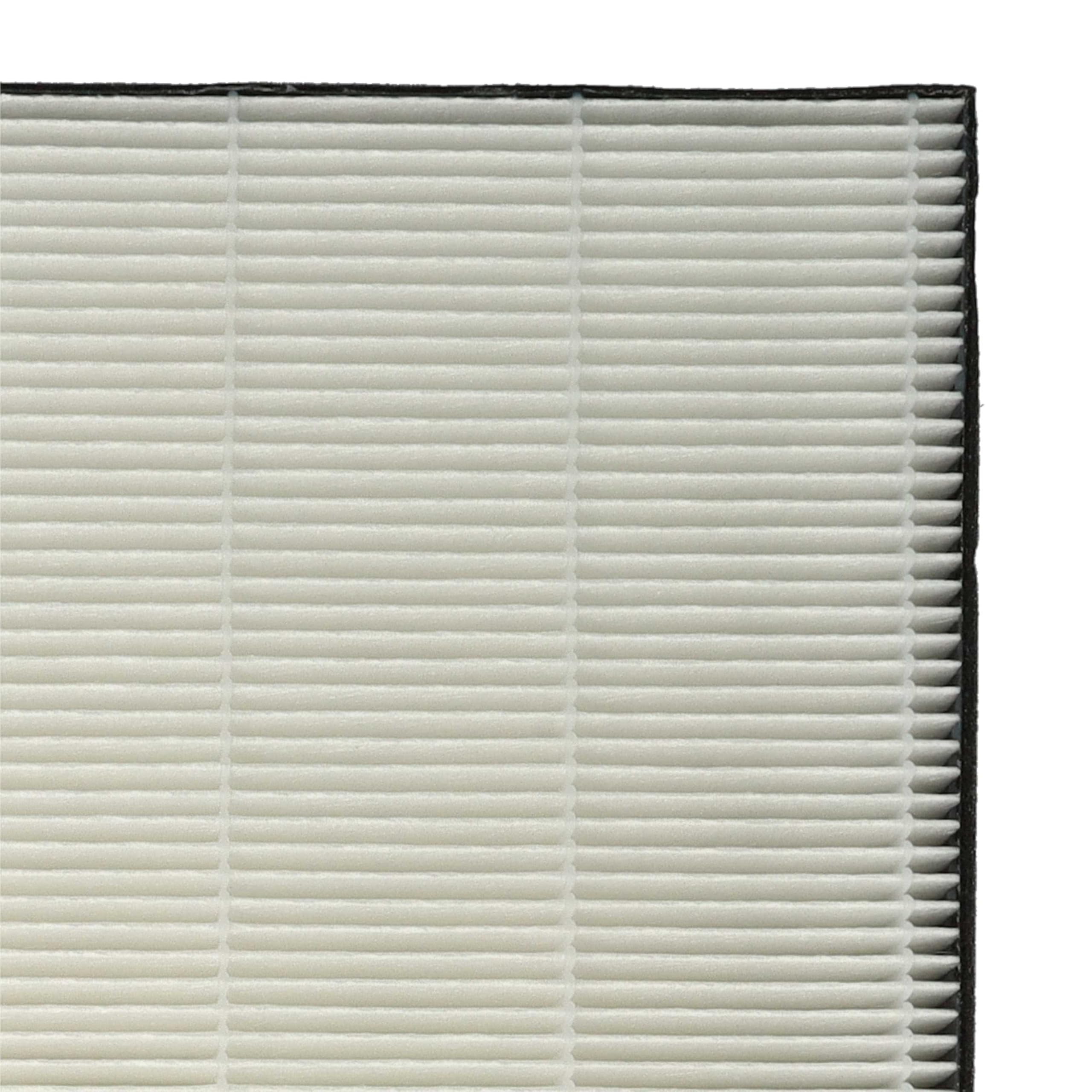 vhbw Zestaw filtrów (3 sztuki) kompatybilny z Philips AC2889/10 oczyszczacz powietrza - filtr z węglem aktywnym, element nawilżający, filtr HEPA