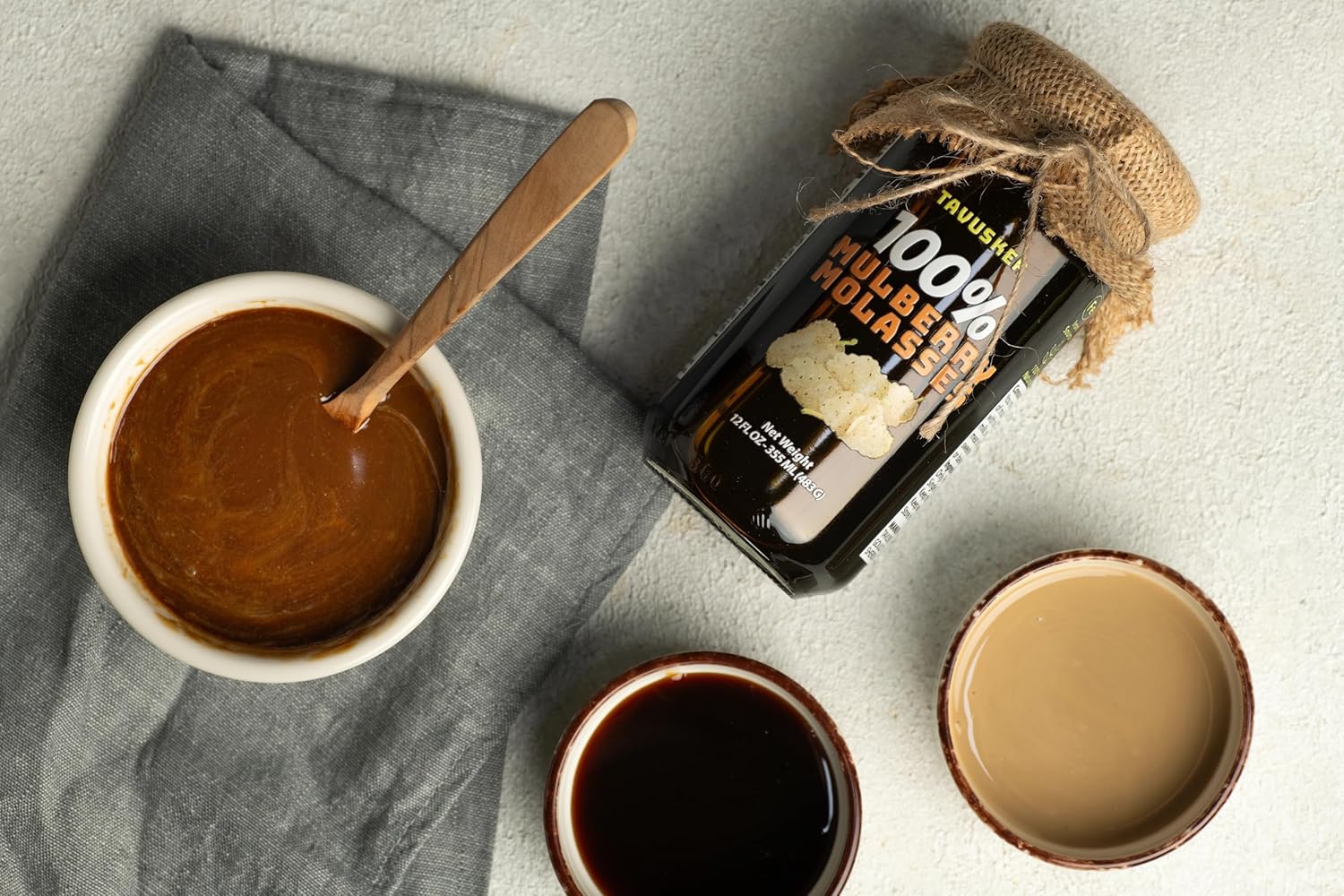 Premium 100% Mulberry Molasses (Pekmez) – 100% Pure, Single Ingredient, No Sugar Added, Natural Sweetener, No Preservatives, Traditional Turkish Superfood, Petimezi, Vegan, Gluten-Free, 12 FL OZ Glass Jar