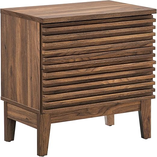 Modway Render MidCentury Modern, TwoDrawer Nightstand