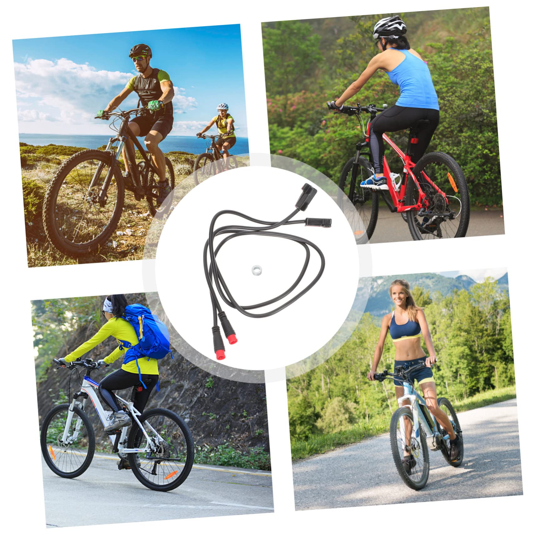BESPORTBLE 5paires Câble De Frein Électrique pour Vélo Capteur De Frein à Déconnexion Compatible avec Moteurs Central Et Arrière Installation Facile Et Pratique Remplacement pour