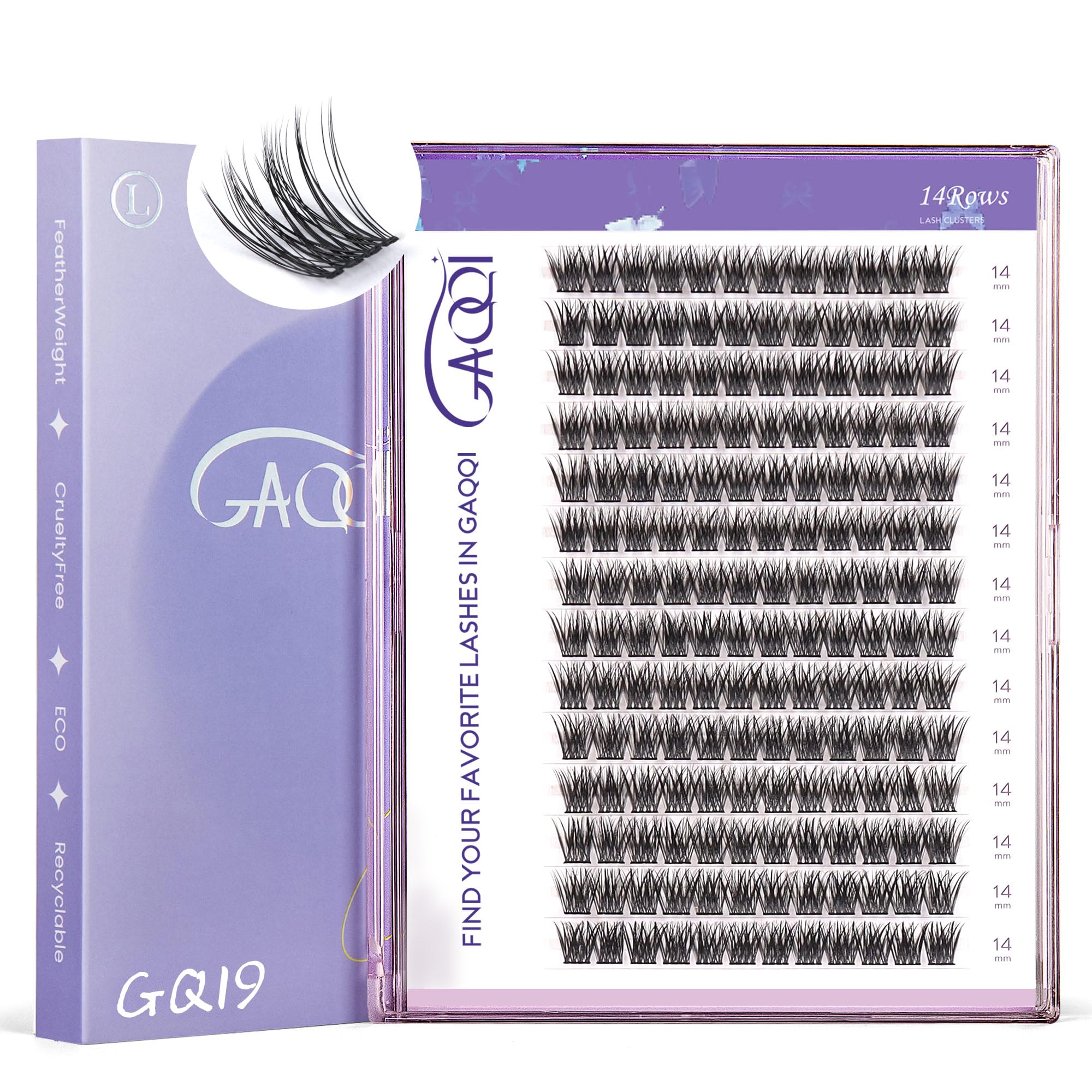 GAQQI Lash Clusters GQ19