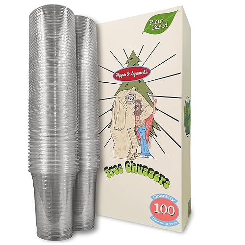 Tree Chuggers Plant-Based Clear Disposable Cups - 16 oz –