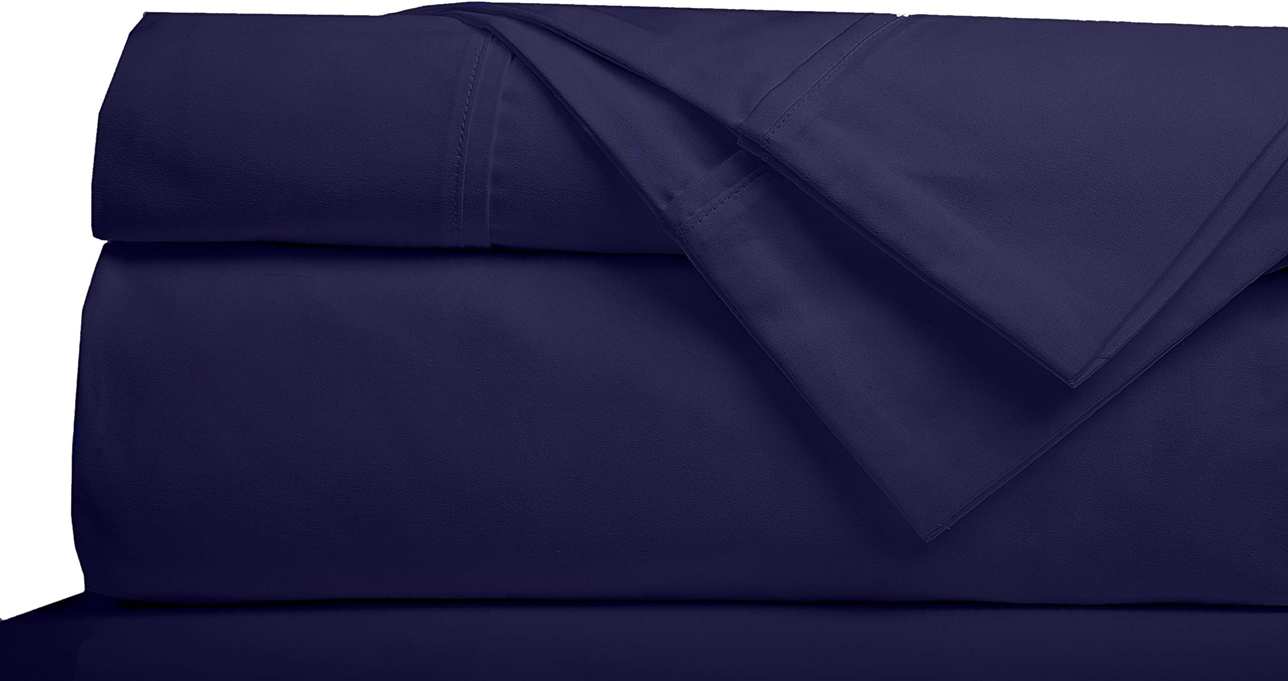 Minor Monkey Bed Sheets 1000 Thread Count 4 PC 100% Egyptian Cotton Sheets Solid Bed Sheet Set True Luxury Hotel Sheets Quality Fits Up to 17 Inches Deep Pocket xl Twin Sheets (Twin, Plum)