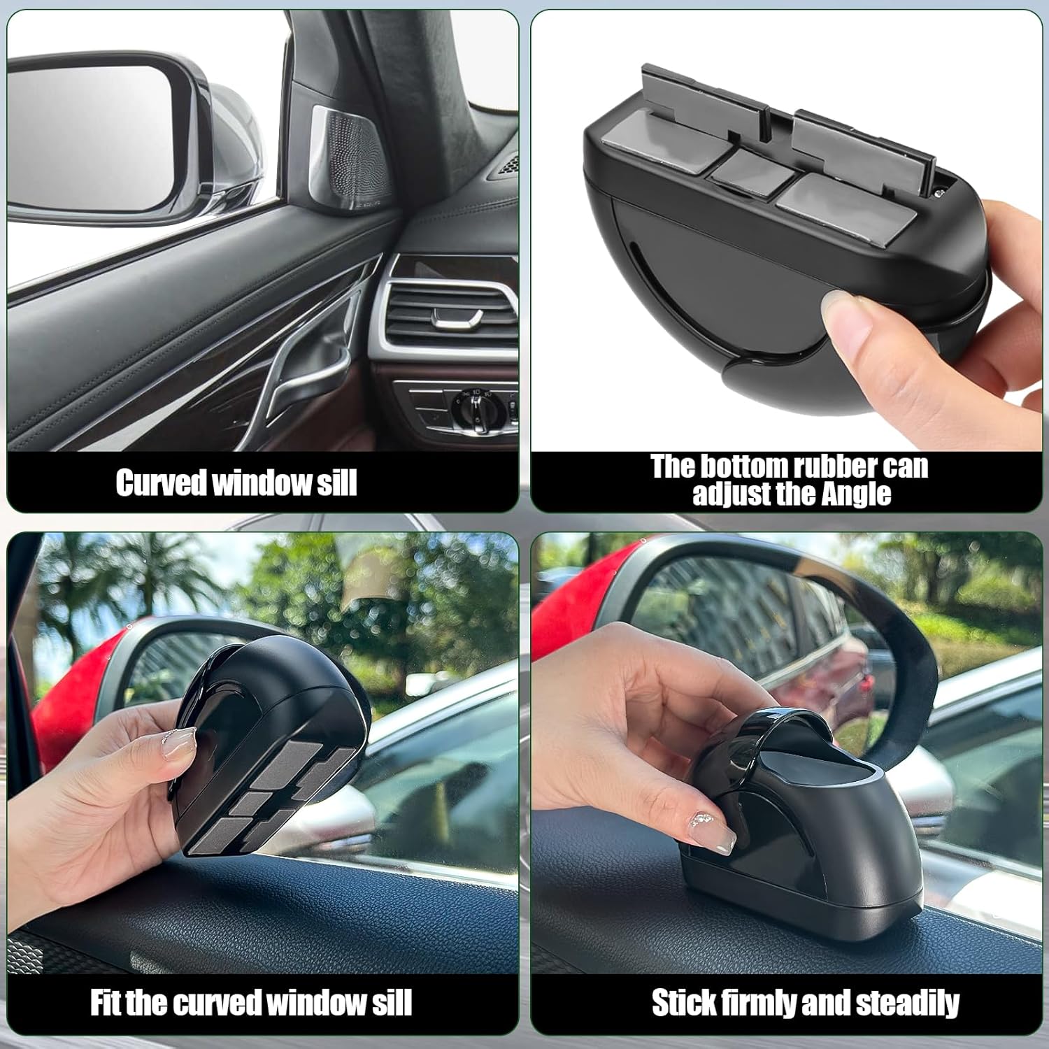 Car Ashtray With Lid, Door Ashtray, Mini Smell Proof Automotive Portable Ashtray for Smokers, Accessories Include 3Pcs Disposable Water Soluble Smoke Extinguishing Sands