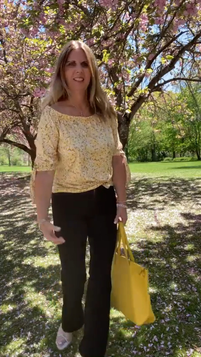 Blusa De Cuello O Con Botones Para Mujer - Estampado Floral, Manga Larga Suelta Y Diseño Casual