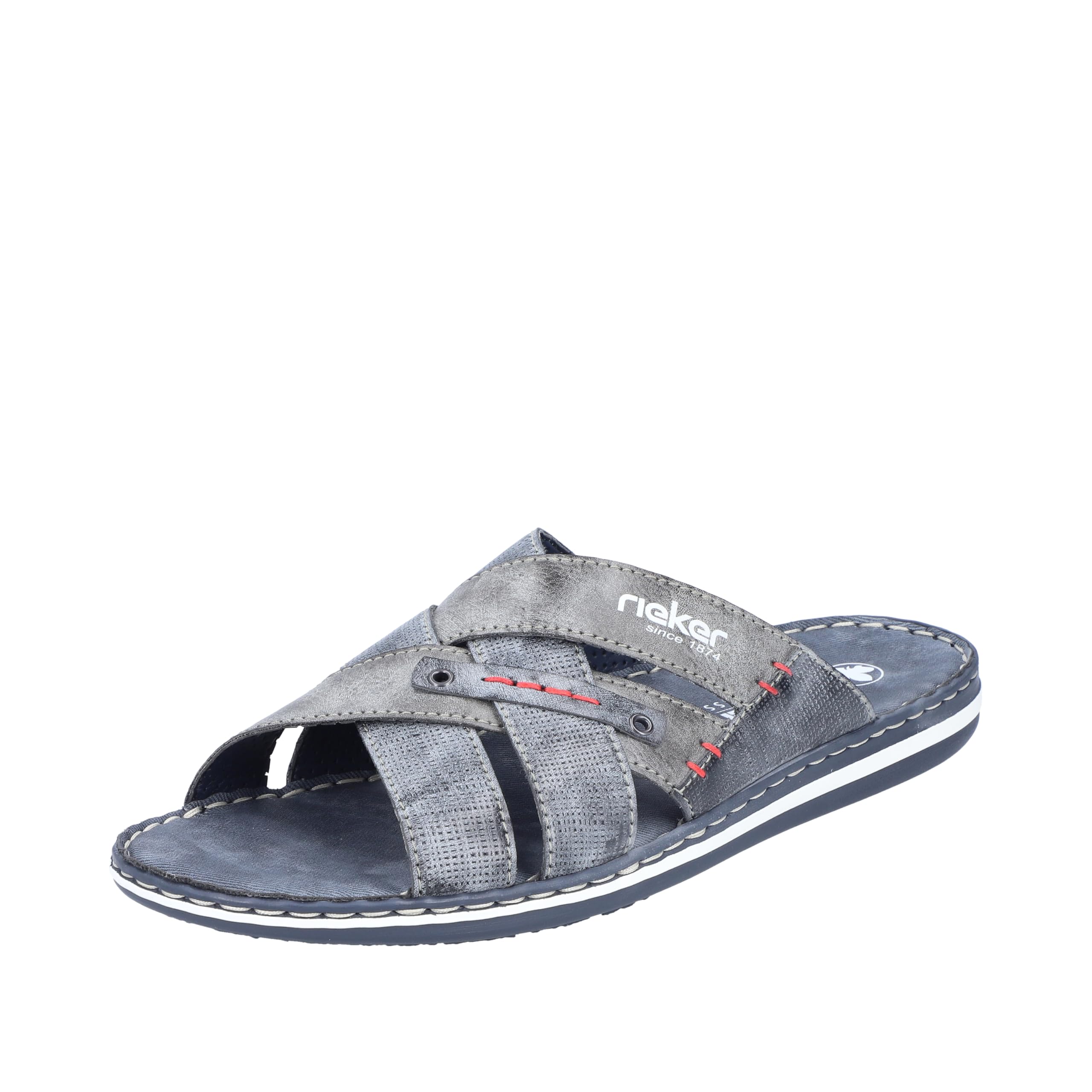 Rieker Men's Frühjahr/Sommer 21062 Mules,Blue Ozean Asphalt 15, 7.5 UK