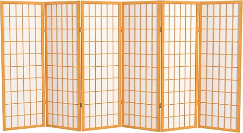 Miniatura 31 de Pantalla Shoji para ventana corta de 4 pies - Natural - 6 paneles Natural,Negro -,Rosewood,Nuez,Miel,Blanco,https://www.amazon.com/dp/undefined