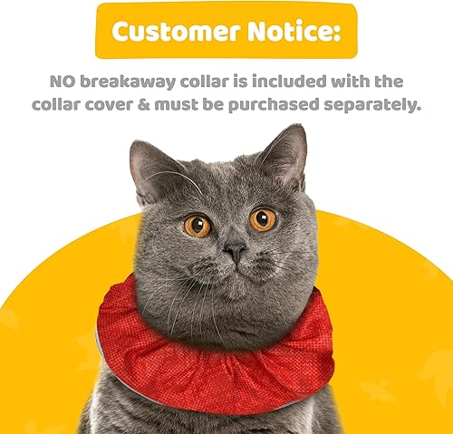 Miniatura 5 de Birdsbesafe® Funda para collar de gato – Collar de gato con advertencia de pájaros, científicamente probado para ayudar a evitar que tu gato atrape