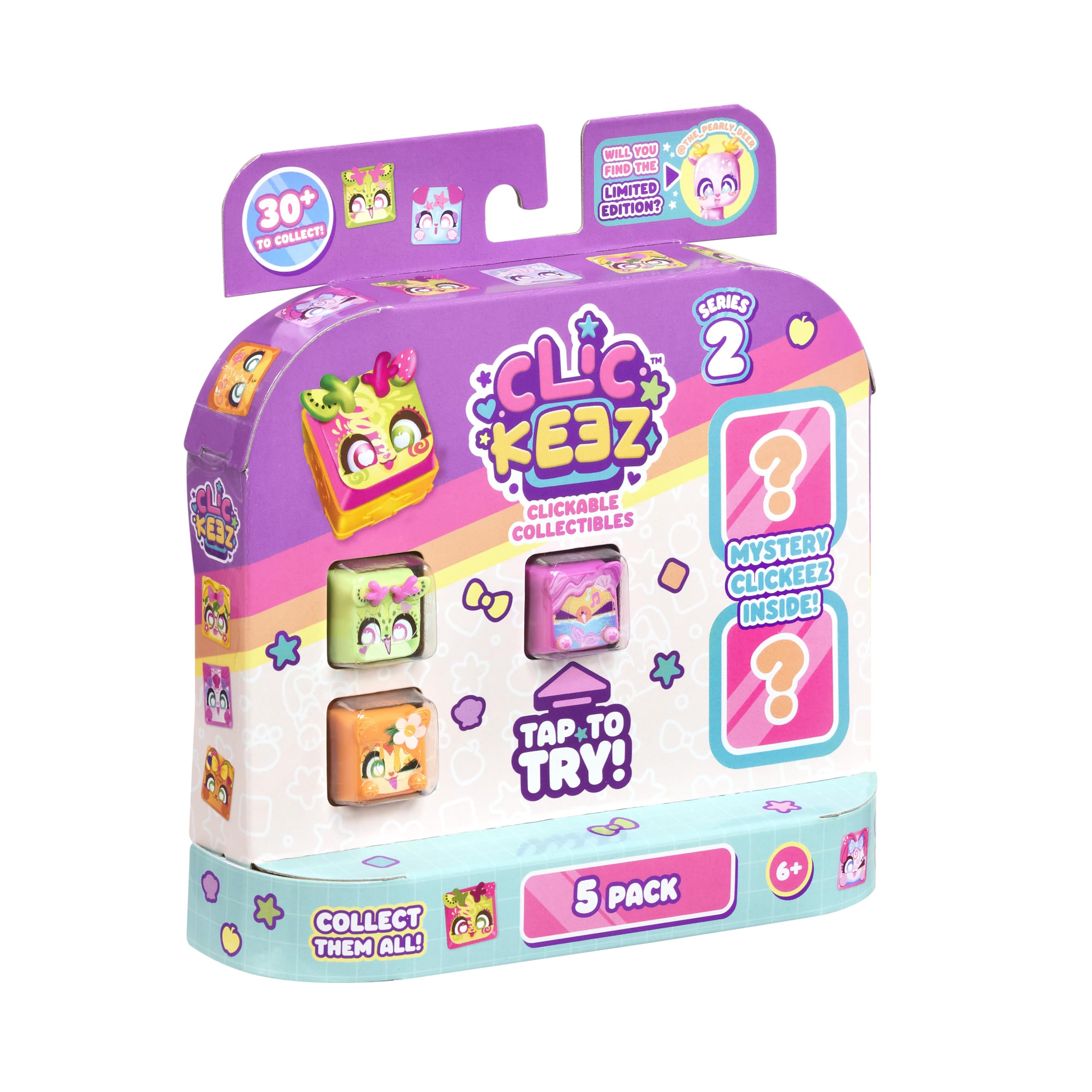 Clickeez Multipack - Series 2, Pink, Small
