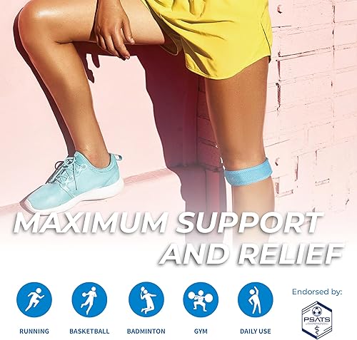 Miniatura 4 de LP SUPPORT Correa de rótula  Soporte de tendón  Alivio del dolor de rodilla  Correr, sentadillas, fútbol, tenis, baloncesto, squash, hombres y